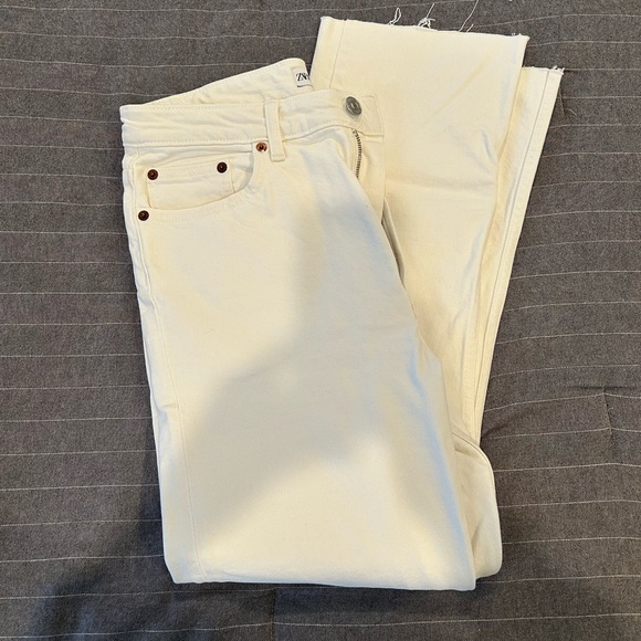 Zara Denim - Zara Off-White Denim Pants